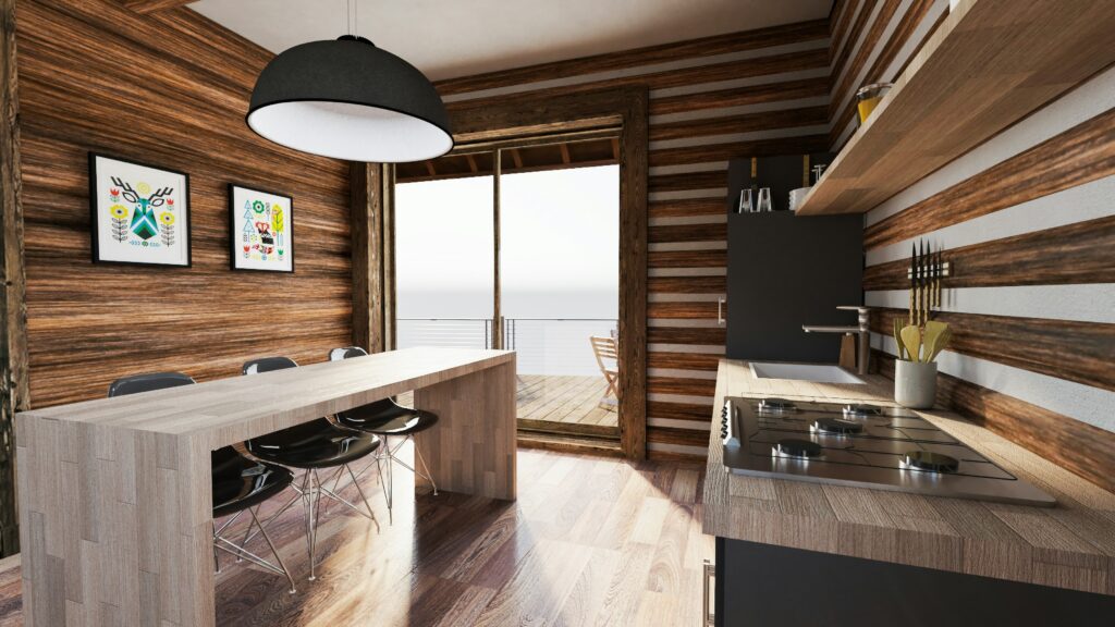 a room with a table and chairs a room with a table and chairs