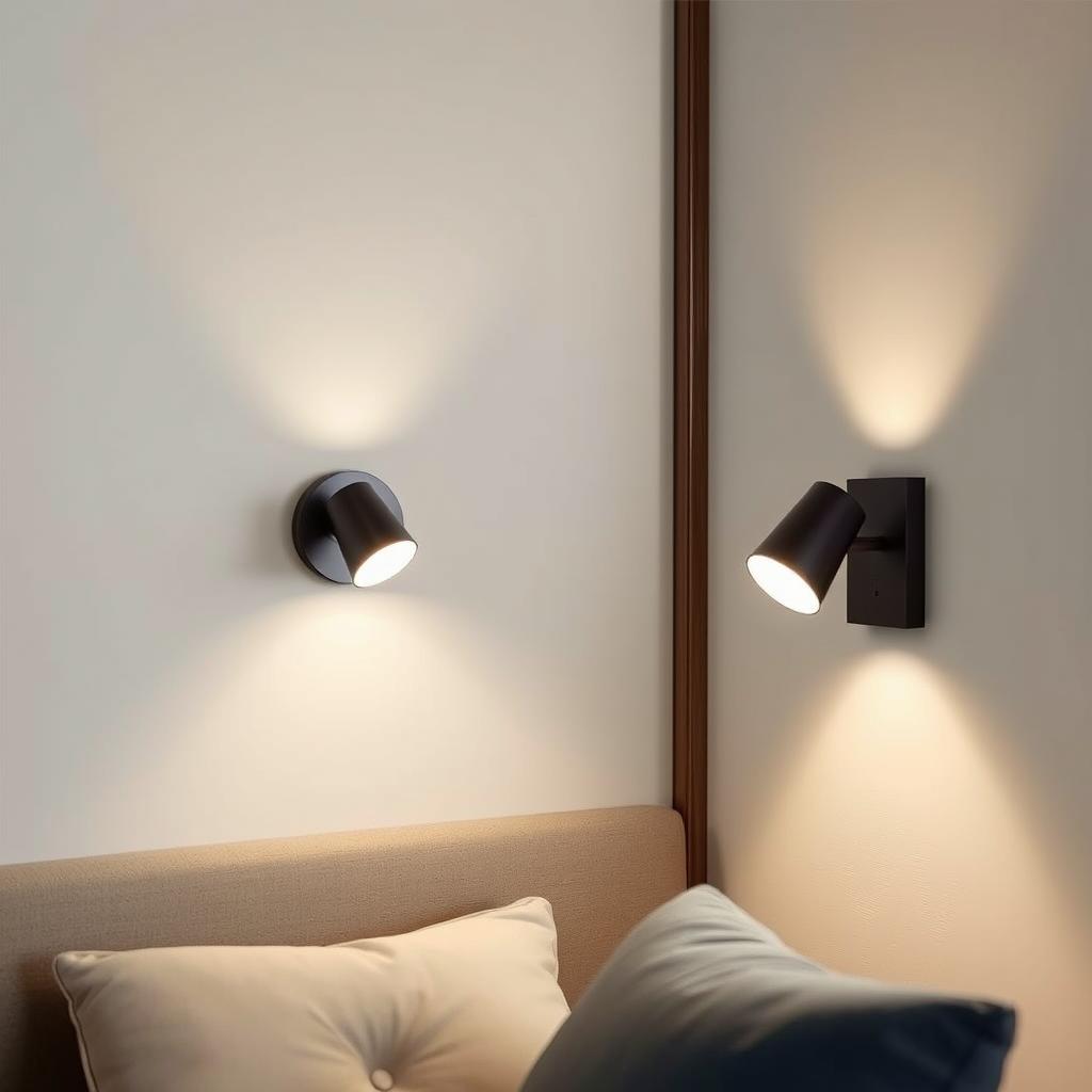 Wall sconces that save space in a small room Wall sconces that save space in a small room